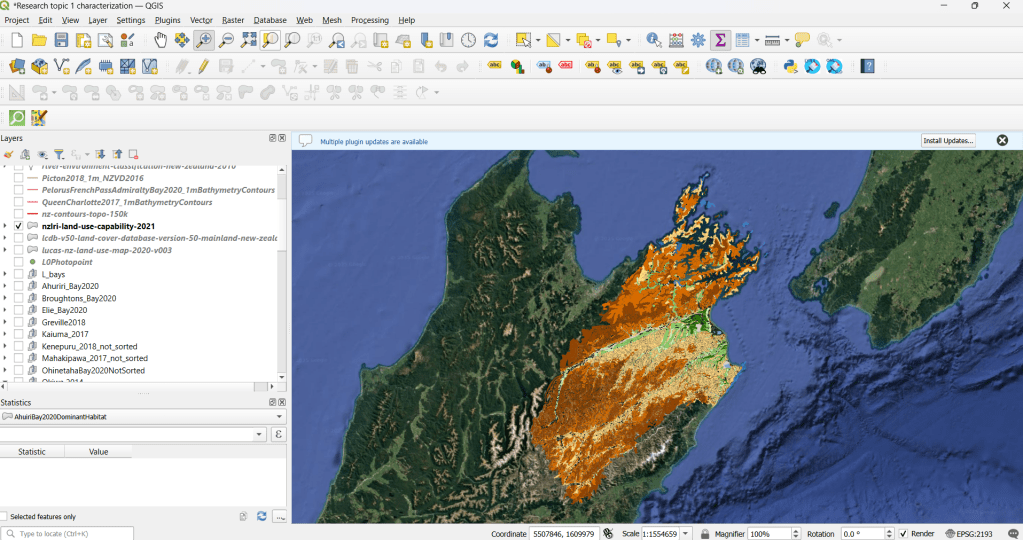 QGIS v3.42.1 will be used for spatial analysis of baseline data, qualitative survey data with a spatial reference and for map creation. 